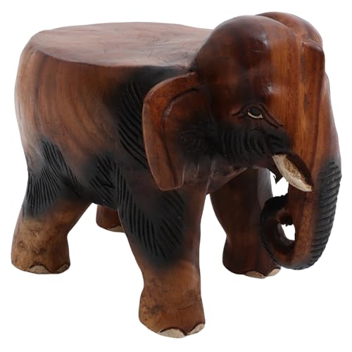 GALPADA 1 Stück Schemel Stufenhocker kinderhocker bürohocker Stool Sitzhocker Mehrzweck-Heimhocker Rutschfester Hocker Haushaltsmöbel Einfacher Büro-Fußhocker Schuhwechsel-Fußhocker Holz von GALPADA