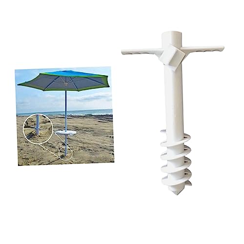 GALPADA 1 Stück Strandschirm Sandanker mit Fünf Schrauben Leicht und Tragbar für Strand Installieren für Garten und Angeln Sicheres Halten von Sonnenschirmen von GALPADA