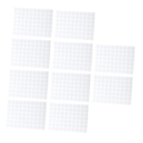 GALPADA 10 Blatt Doppelseitige Klebepunkte Rund Selbstklebende Sticker Stark Haftend Kein Rückstand Für Fotos Poster Ballon Dekoration DIY Basteln Party Zubehör von GALPADA