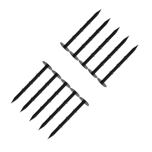 GALPADA 10 STK. Teiliges Kunststoff Gartenpfähle Robuste Rostfreie Bodendübel für Camping Zeltheringe Tomatenpflanzen und Netzbefestigung Langlebig Leicht Stabil bei Wind und von GALPADA