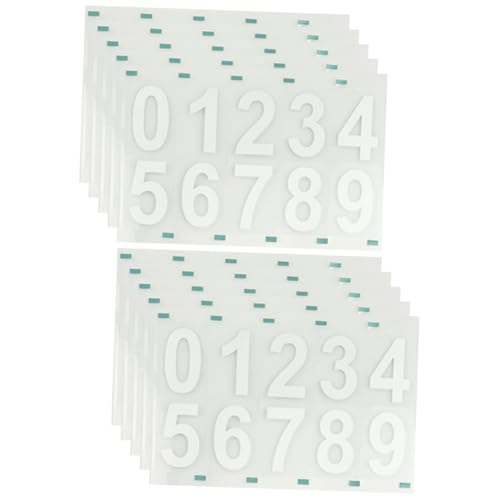 GALPADA 10 Sätze Reflektierende Selbstklebende Briefkasten Zahlen Aufkleber Wetterfeste Hausnummern Sticker Langlebige Adressnummern Dekoration für Fenster Tür Briefkasten Außen Geeignet GALPADA 10 Sätze Reflektierende Selbstklebende Briefkasten Zahlen Aufkleber Wetterfeste Hausnummern Sticker Langlebige Adressnummern Dekoration für Fenster Tür Briefkasten Außen Geeignet von GALPADA