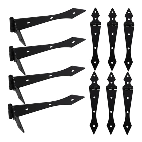 GALPADA 10 Stück Gartentor Scharnier Robuste Eisen Hardware für Gartentüren Zäune und Tore Wetterfest und Langlebig für Austausch von Torbändern GALPADA 10 Stück Gartentor Scharnier Robuste Eisen Hardware für Gartentüren Zäune und Tore Wetterfest und Langlebig für Austausch von Torbändern von GALPADA