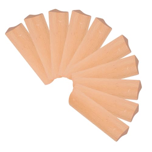GALPADA 10 Stück Griff aus Massivholz Griffe für Schränke Kommodengriffe Kleiderschrank -Türgriff moderner Schubladengriff dekorative Schrankgriffe Holzschublade zieht Buche Khaki GALPADA 10 Stück Griff aus Massivholz Griffe für Schränke Kommodengriffe Kleiderschrank -Türgriff moderner Schubladengriff dekorative Schrankgriffe Holzschublade zieht Buche Khaki von GALPADA