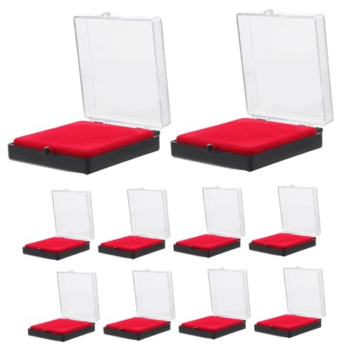 GALPADA 10 Stück Klapp Box für Medaillen Abzeichen und Münzen Praktische Aufbewahrungsbox für Schmuck und Sammlerstücke im Regal oder Schrank von GALPADA