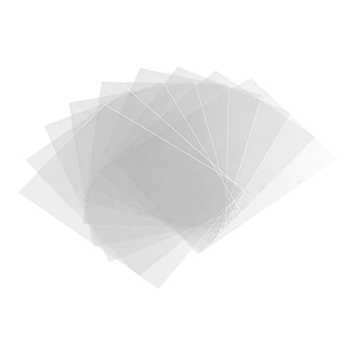 GALPADA 10 Stück Klare PVC Platten für Bastelprojekte Transparent für Fotorahmen Schilder Resinmalerei und Kunsthandwerk GALPADA 10 Stück Klare PVC Platten für Bastelprojekte Transparent für Fotorahmen Schilder Resinmalerei und Kunsthandwerk von GALPADA