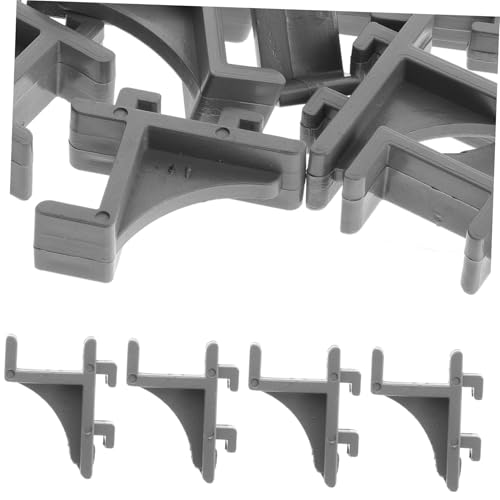 GALPADA 10 Stück Kühlschrank Regal Clips aus Robustem Kunststoff Einfache Montage Polierte Oberfläche für Sichere Befestigung von Gefrierschrank und Kühlschrank Einlegeböden Kompakte GALPADA 10 Stück Kühlschrank Regal Clips aus Robustem Kunststoff Einfache Montage Polierte Oberfläche für Sichere Befestigung von Gefrierschrank und Kühlschrank Einlegeböden Kompakte von GALPADA