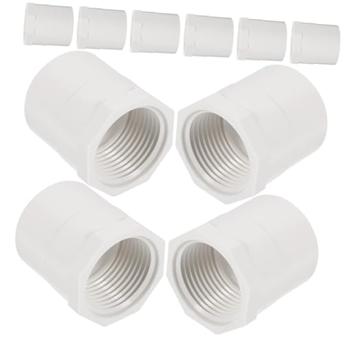 GALPADA 10 Stück PVC Wasseradapter Innengewinde Anschlüsse Leckgeschützte Verbindung für Garten Pool Trinkwasseranwendungen Flexibel Einsetzbar Langlebig und Robust GALPADA 10 Stück PVC Wasseradapter Innengewinde Anschlüsse Leckgeschützte Verbindung für Garten Pool Trinkwasseranwendungen Flexibel Einsetzbar Langlebig und Robust von GALPADA