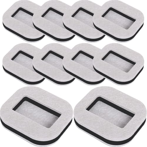 GALPADA 10 Stück Möbeluntersetzer Stuhl Caster Tassen Filz Bodenschoner rutschfest für Sofas Stühle Schreibtische Kommoden Schont den Boden GALPADA 10 Stück Möbeluntersetzer Stuhl Caster Tassen Filz Bodenschoner rutschfest für Sofas Stühle Schreibtische Kommoden Schont den Boden von GALPADA