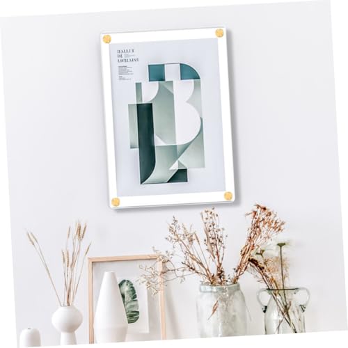 GALPADA 10 Stück Teiliges Abstandshalter Schrauben mit Transparentem Polster und Kratzfest zur Sicheren Montage von Werbeschildern und Bilderrahmen an Wand in Büro Laden Zuhause GALPADA 10 Stück Teiliges Abstandshalter Schrauben mit Transparentem Polster und Kratzfest zur Sicheren Montage von Werbeschildern und Bilderrahmen an Wand in Büro Laden Zuhause von GALPADA