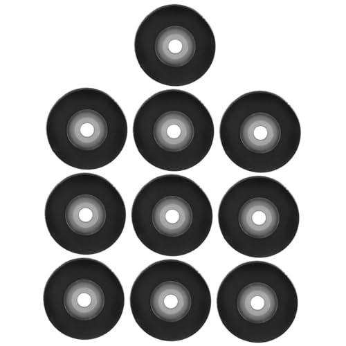 GALPADA 10 Stück Teiliges Andruckrolle Kassettendeck Gummiroller Langlebig und Präzise Passend für Audio Videobänder Ersatz für Defekte Pinch Roller für Reibungslose Bandführung und GALPADA 10 Stück Teiliges Andruckrolle Kassettendeck Gummiroller Langlebig und Präzise Passend für Audio Videobänder Ersatz für Defekte Pinch Roller für Reibungslose Bandführung und von GALPADA