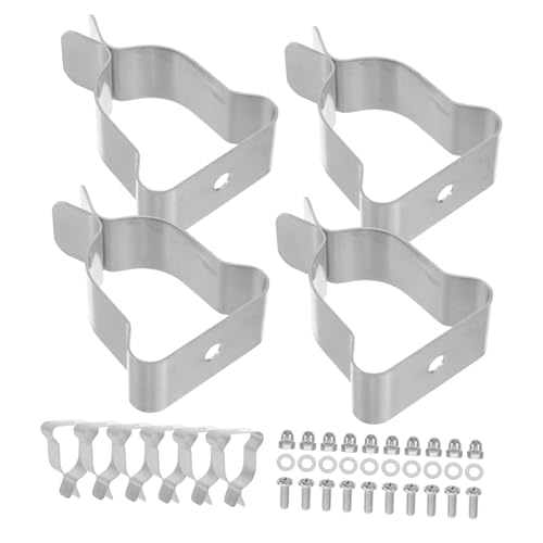 GALPADA 10 Stück Teiliges Fensterbrunnen Abdeckclip Hardware aus Federspannklammern für Sichere Langlebige Befestigung von Fenstermuldenabdeckungen in Wohn und Geschäftsgebäuden GALPADA 10 Stück Teiliges Fensterbrunnen Abdeckclip Hardware aus Federspannklammern für Sichere Langlebige Befestigung von Fenstermuldenabdeckungen in Wohn und Geschäftsgebäuden von GALPADA