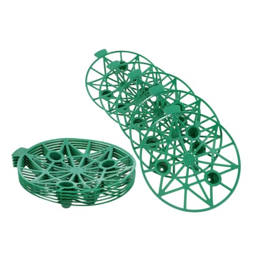 GALPADA 10 Stück Teiliges Kunststoff melonenstütztablett mit Rundem Rankgitter Wiederverwendbarer Pflanzenhalter für Kürbis und Wassermelone Fördert Luftzirkulation und Verhindert Fäulnis GALPADA 10 Stück Teiliges Kunststoff melonenstütztablett mit Rundem Rankgitter Wiederverwendbarer Pflanzenhalter für Kürbis und Wassermelone Fördert Luftzirkulation und Verhindert Fäulnis von GALPADA