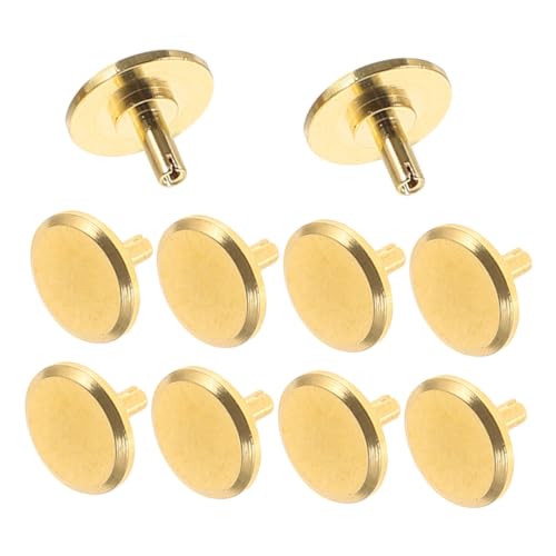 GALPADA 10 Stück Teiliges Quartz Uhrenreparaturset mit Kupfer Sekundenkappen Vielseitiges Uhrwerk Zubehör Kompatibel für Wanduhren Eleganter Ersatz für Sekundenzeiger Langlebiges Uhr GALPADA 10 Stück Teiliges Quartz Uhrenreparaturset mit Kupfer Sekundenkappen Vielseitiges Uhrwerk Zubehör Kompatibel für Wanduhren Eleganter Ersatz für Sekundenzeiger Langlebiges Uhr von GALPADA