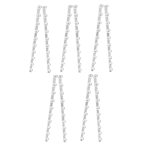 GALPADA 10 Stück Teiliges Rahmen Abstandshalter aus Robustem Kunststoff Praktisches Wabengitter Werkzeug für Sichere Platzierung und Stabile Imkerei Langlebig und Einfach zu Handhaben von GALPADA