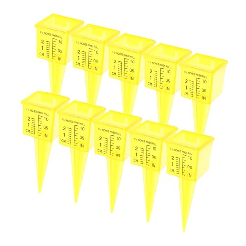 GALPADA 10 Stück Teiliges Regenmesserset aus Transparentem Kunststoff Wetterfester Niederschlagsmesser für Garten und Außenbereich Einfache Installation und Genaue Regenmengenmessung GALPADA 10 Stück Teiliges Regenmesserset aus Transparentem Kunststoff Wetterfester Niederschlagsmesser für Garten und Außenbereich Einfache Installation und Genaue Regenmengenmessung von GALPADA