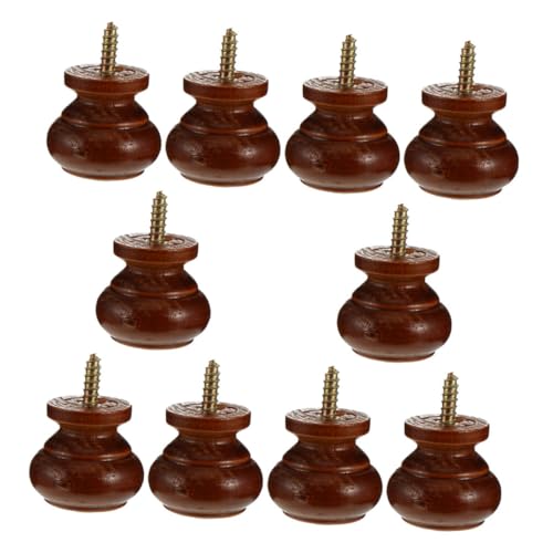 GALPADA 10 Stück Teiliges Runde Massivholz Möbelknöpfe mit Selbstschneidender Schraube Ergonomisch Geformt Natürliche Maserung Vielseitig für Schränke Kleiderschränke Einfach zu Montieren GALPADA 10 Stück Teiliges Runde Massivholz Möbelknöpfe mit Selbstschneidender Schraube Ergonomisch Geformt Natürliche Maserung Vielseitig für Schränke Kleiderschränke Einfach zu Montieren von GALPADA