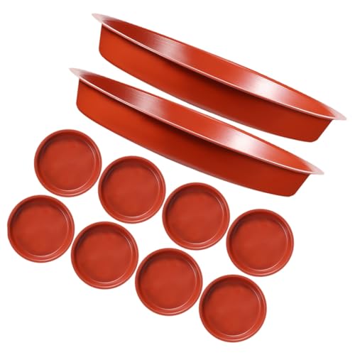 GALPADA 10 Stück Teiliges Runde Pflanzuntersetzer aus Langlebigem Kunststoff Wasserfeste Bonsai tabletts für Ablage und Innenbereich Schmutzabweisend und Wiederverwendbar für Blumentöpfe GALPADA 10 Stück Teiliges Runde Pflanzuntersetzer aus Langlebigem Kunststoff Wasserfeste Bonsai tabletts für Ablage und Innenbereich Schmutzabweisend und Wiederverwendbar für Blumentöpfe von GALPADA