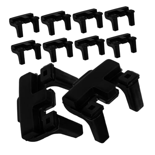 GALPADA 10 Stück Teiliges Silikon Air Fryer Schutzfüße Hitzebeständige Kratzfeste Anti rutsch Stoßdämpfer Kompatibel mit Meisten Heißluftfritteusen Verlängert Lebensdauer von Tabletts und GALPADA 10 Stück Teiliges Silikon Air Fryer Schutzfüße Hitzebeständige Kratzfeste Anti rutsch Stoßdämpfer Kompatibel mit Meisten Heißluftfritteusen Verlängert Lebensdauer von Tabletts und von GALPADA