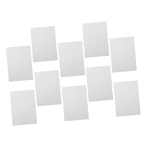GALPADA 10 Stück Teiliges Sublimations Glänzend Silber Metallrohlinge für DIY wandposter Langlebige Fotodrucke Vielseitig für Innen Außendekoration Aluminiumlegierung von GALPADA