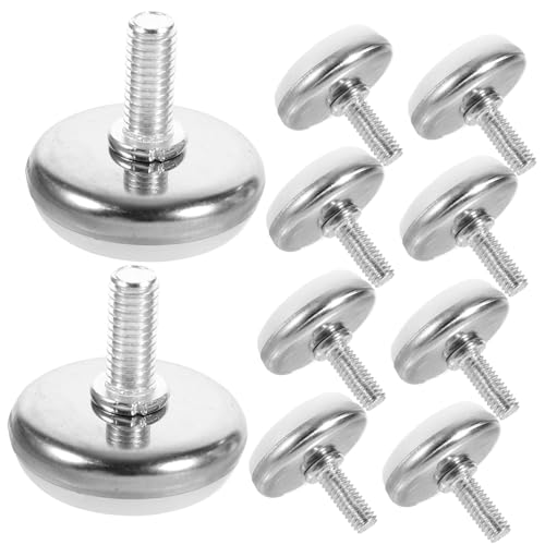 GALPADA 10 Stück Teiliges Verstellbare Möbelbeine Möbelgleiter aus Robustem Material für Schrank Bett Stuhl und Tisch Stabilisierende Möbelfüße für Vielseitige Möbelanwendungen von GALPADA