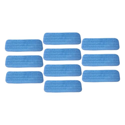GALPADA 10 Stück Teiliges Waschbare Mikrofaser Mopp-pads Hochabsorbierende Ersatz-moppbezüge für Nasse und Trockene Bodenreinigung Vielseitig Einsetzbar Fliesen Laminatböden von GALPADA