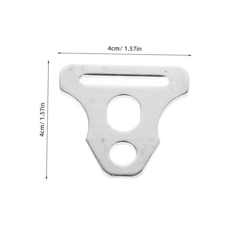 GALPADA 10 Stück Teiliges Zeltseilspanner Robustem Metall Leicht und Verschleißfest Verstellbare Dreieck Buckles Winddichte Camping schnurversteller für Outdoor zelte und Markisen von GALPADA