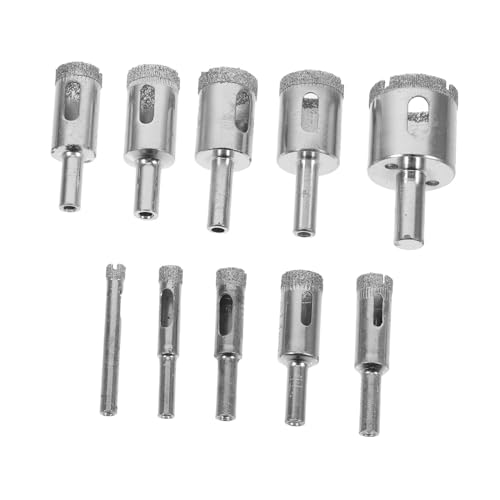 GALPADA 10stücke Teiliges Bohrer Set Für Glas Keramik Marmor Und Fliesen Präzisionsbohrer Aus Legiertem Stahl Für Wandbohrungen Multifunktionale Bohrspitzen Für Heimwerker Und Bauprojekte GALPADA 10stücke Teiliges Bohrer Set Für Glas Keramik Marmor Und Fliesen Präzisionsbohrer Aus Legiertem Stahl Für Wandbohrungen Multifunktionale Bohrspitzen Für Heimwerker Und Bauprojekte von GALPADA