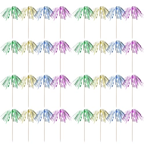 GALPADA 100 Stück Bunte Cocktailpickser für Partys Kreative Cupcake Topper aus Hochwertigem für Torten Muffins und Desserts Einfach zu Verwenden GALPADA 100 Stück Bunte Cocktailpickser für Partys Kreative Cupcake Topper aus Hochwertigem für Torten Muffins und Desserts Einfach zu Verwenden von GALPADA