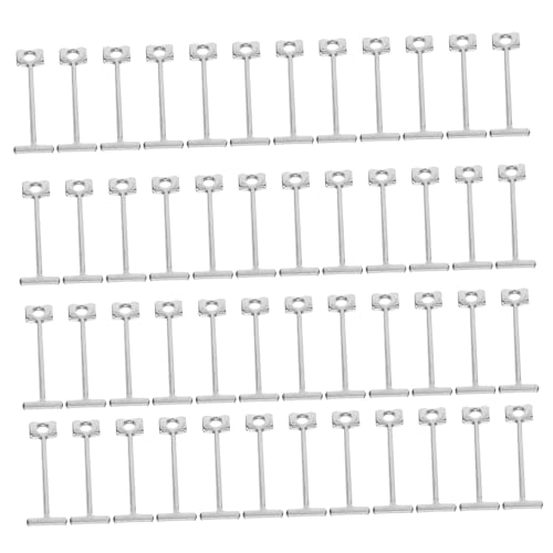 GALPADA 100 Stück Fliesen Nivelliersystem Metallnadeln Form Ersatz Pins Fliesenabstandshalter für Wand und Bodenfliesen mit Hoher Stabilität und Einfacher Anwendung von GALPADA