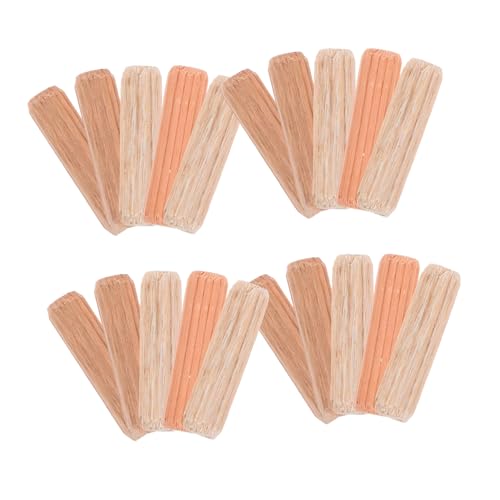 GALPADA 100 Stück Holzdübel aus Hartholz Gerade Dowel Sticks für Möbelverbindung Robuste Runde Holzstecker für Schraublöcher Langlebig und Stabil für Heimwerker und Profi GALPADA 100 Stück Holzdübel aus Hartholz Gerade Dowel Sticks für Möbelverbindung Robuste Runde Holzstecker für Schraublöcher Langlebig und Stabil für Heimwerker und Profi von GALPADA