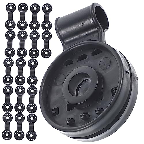 GALPADA 100 Stück Schwarze Gartennetz Clips aus Robustem Kunststoff Schwere Schattierungsnetz Befestigungsklemmen für Sonnenschutz Einfach zu Montierende Wetterfeste Netzhalter für von GALPADA