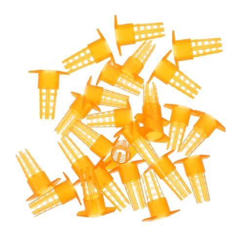 GALPADA 100 Stück Teiliges Bienenkönigin Käfig Schutzabdeckungen Robustem Kunststoff Imkereibedarf Werkzeug für Sichere Zellenabdeckung und Langlebigen Schutz Bienenzucht GALPADA 100 Stück Teiliges Bienenkönigin Käfig Schutzabdeckungen Robustem Kunststoff Imkereibedarf Werkzeug für Sichere Zellenabdeckung und Langlebigen Schutz Bienenzucht von GALPADA