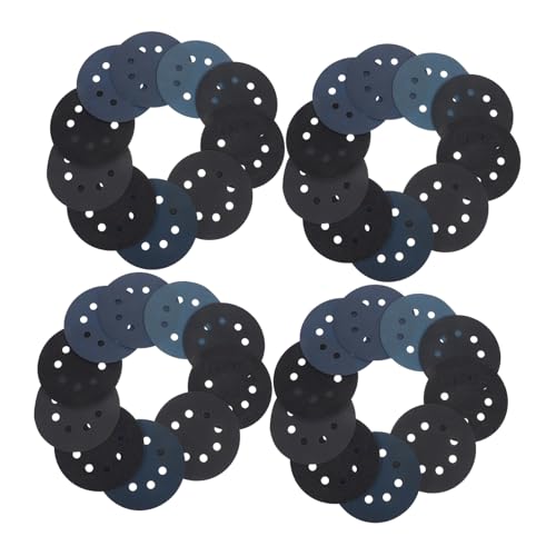 GALPADA 100 Stück Teiliges Klett Schleifpapier und Trockenschleifscheiben Rundes Siliziumkarbid Schleifpapier für Holz Metall Präzises Polieren mit Staubabsaugung GALPADA 100 Stück Teiliges Klett Schleifpapier und Trockenschleifscheiben Rundes Siliziumkarbid Schleifpapier für Holz Metall Präzises Polieren mit Staubabsaugung von GALPADA