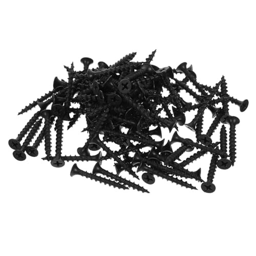 GALPADA 100 Stück Teiliges Trockenbauschrauben Schwarzoxid Grobgewinde Selbstschneidend für Gipskarton Holz und Vielseitig Einsetzbar Praktische Aufbewahrungsbox für Heimwerker und GALPADA 100 Stück Teiliges Trockenbauschrauben Schwarzoxid Grobgewinde Selbstschneidend für Gipskarton Holz und Vielseitig Einsetzbar Praktische Aufbewahrungsbox für Heimwerker und von GALPADA