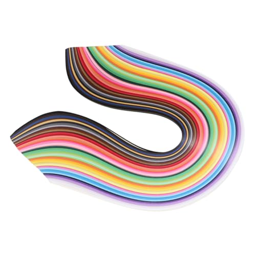 GALPADA 1000 Stück Quilling-papierstreifen: 5 Mm Breite Quilling-papierstreifen – Bastelmaterial Für Die Herstellung Von DIY-Karten, Scrapbooking, Heimdekoration Und Kunstprojekten von GALPADA