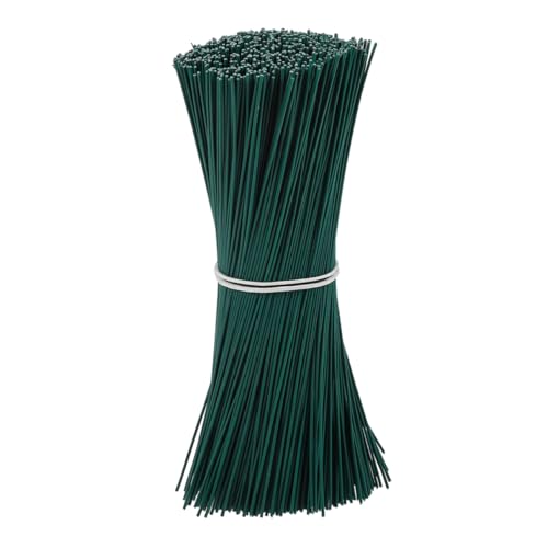 GALPADA 1000 Stück Wiederverwendbare Garten bindedraht Flexibel Rostfrei Lang Grün Robuste Pflanzenbinder Kletterpflanzen Draht für Tomaten Himbeeren und Gartenpflege von GALPADA
