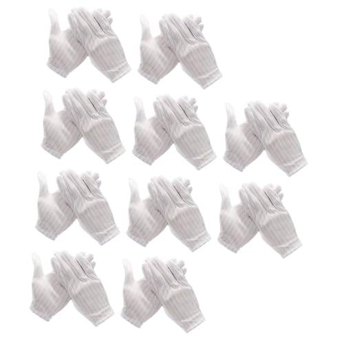 GALPADA 10Paare Antistatische Handschuhe für Elektronik Reparatur Esd Arbeitshandschuhe für PC Montage Installation Leicht Bequem und Vielseitig Einsetzbar von GALPADA