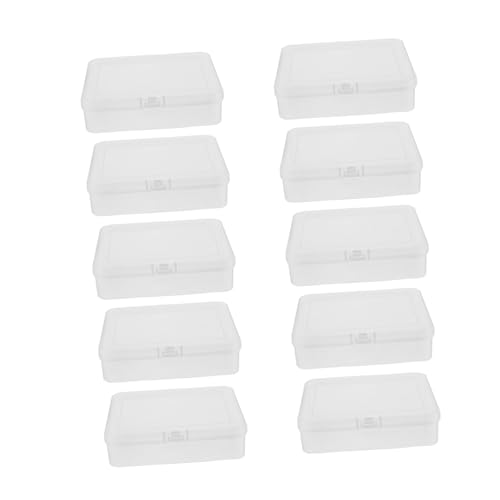GALPADA 10stücke Aufbewahrungsbox Aus Kunststoff Transparente Mini-plastikbox Rechteckige Organizer-Box Mit Klappdeckel Leere Schmuckschatulle Für Bastelarbeiten DIY-schmuckherstellung GALPADA 10stücke Aufbewahrungsbox Aus Kunststoff Transparente Mini-plastikbox Rechteckige Organizer-Box Mit Klappdeckel Leere Schmuckschatulle Für Bastelarbeiten DIY-schmuckherstellung von GALPADA