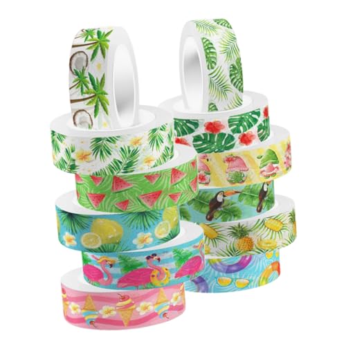 GALPADA 12 Rollen Grünes Washi Tape Transparentes Dekoratives Klebeband Selbstklebend Vielseitig für Scrapbooking DIY Bastelarbeiten Tagebuch Planer Geschenkdekoration GALPADA 12 Rollen Grünes Washi Tape Transparentes Dekoratives Klebeband Selbstklebend Vielseitig für Scrapbooking DIY Bastelarbeiten Tagebuch Planer Geschenkdekoration von GALPADA
