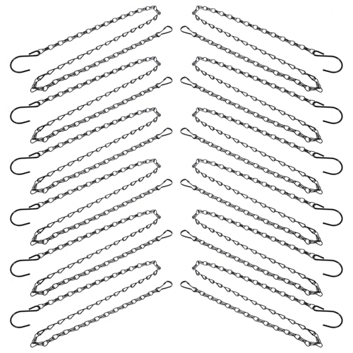 GALPADA 12 Stück Teiliges Blumenampel Hängesch Chain mit S Haken Robuste Eisenkette für Pflanzen Vogelhäuschen Laternen und Dekoration Installieren Platzsparend und Langlebig GALPADA 12 Stück Teiliges Blumenampel Hängesch Chain mit S Haken Robuste Eisenkette für Pflanzen Vogelhäuschen Laternen und Dekoration Installieren Platzsparend und Langlebig von GALPADA