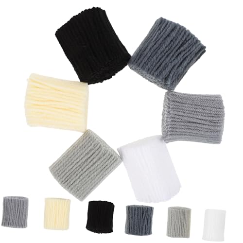 GALPADA 12 Stück Teiliges DIY Teppichgarn Acrylfasern für Latch Hook Handwerk Weiches Flauschiges Garn für Teppich Kissen Heimtextilien Bequem und Hautfreundlich für Kreative Projekte von GALPADA