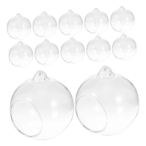 GALPADA 12 Stück Teiliges Hängende Glasvasen Transparent Hydroponische Pflanzgefäße und Luftpflanzenhalter Minimalistisches Terrarium für Moderne Wohnraumdekoration und Tischmittelstücke GALPADA 12 Stück Teiliges Hängende Glasvasen Transparent Hydroponische Pflanzgefäße und Luftpflanzenhalter Minimalistisches Terrarium für Moderne Wohnraumdekoration und Tischmittelstücke von GALPADA