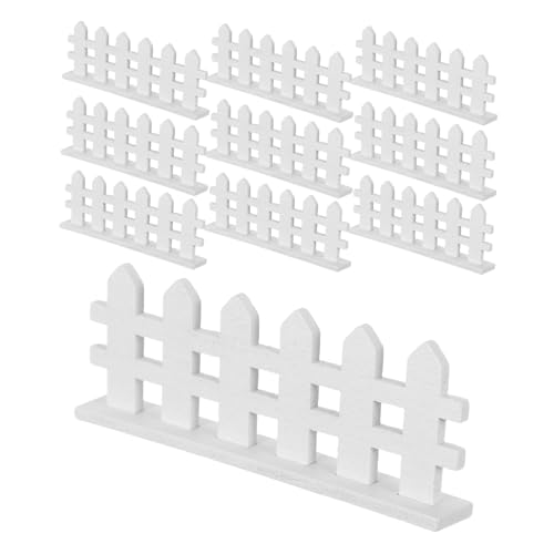 GALPADA 12 Stück Teiliges Mini Weiß Dekorativer Miniatur Lattenzaun für DIY Landschaft Vielseitig Einsetzbar für Pflanzentöpfe Feengärten Puppenhaus und Bonsai Dekoration GALPADA 12 Stück Teiliges Mini Weiß Dekorativer Miniatur Lattenzaun für DIY Landschaft Vielseitig Einsetzbar für Pflanzentöpfe Feengärten Puppenhaus und Bonsai Dekoration von GALPADA