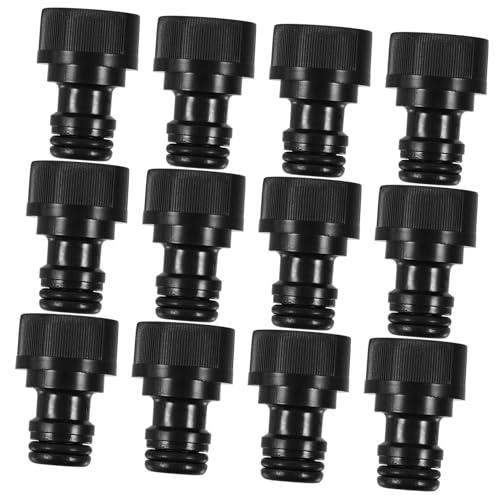 GALPADA 12 Stück Teiliges Schlauchverbinder mit Schnellverschluss Praktisch und Dicht Wasserfester Adapter für Waschmaschine Garten und Wasserhähne Kompatibel mit Standardwasserschläuchen von GALPADA