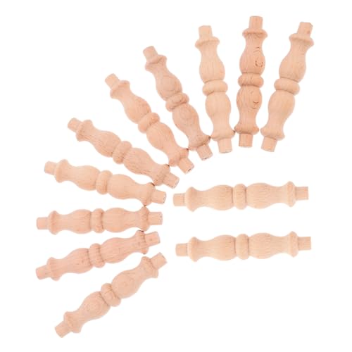 GALPADA 12 Stück Unlackierte Baluster für Möbelreparatur Gourd Design Stabile Struktur für DIY Projekte und Festliche Dekorationen GALPADA 12 Stück Unlackierte Baluster für Möbelreparatur Gourd Design Stabile Struktur für DIY Projekte und Festliche Dekorationen von GALPADA