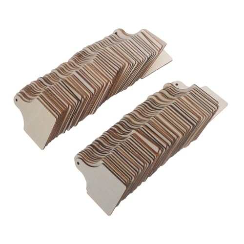 GALPADA 120 Sets Weihnachts Holzetikettenanhänger Holzschilder Mini Holzschneidebrett Holzornament Zum Aufhängen Unbehandeltes Holz Zum Basteln Mini Käse Servierbrett Kleine GALPADA 120 Sets Weihnachts Holzetikettenanhänger Holzschilder Mini Holzschneidebrett Holzornament Zum Aufhängen Unbehandeltes Holz Zum Basteln Mini Käse Servierbrett Kleine von GALPADA