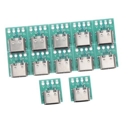 GALPADA 12stücke USB c Board Buchsenstecker c Stecker USB Zu Adapter DIY Konverterplatine Für Geräte Und Datenkabel GALPADA 12stücke USB c Board Buchsenstecker c Stecker USB Zu Adapter DIY Konverterplatine Für Geräte Und Datenkabel von GALPADA