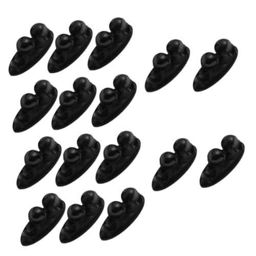 GALPADA 16 Stück Teiliges Kabel Organizer Selbstklebend Langlebige Kabelclips zur Kabelaufbewahrung und Kabelmanagement für Schreibtisch Computer und Datenkabel Einfache Anwendung Schützt von GALPADA