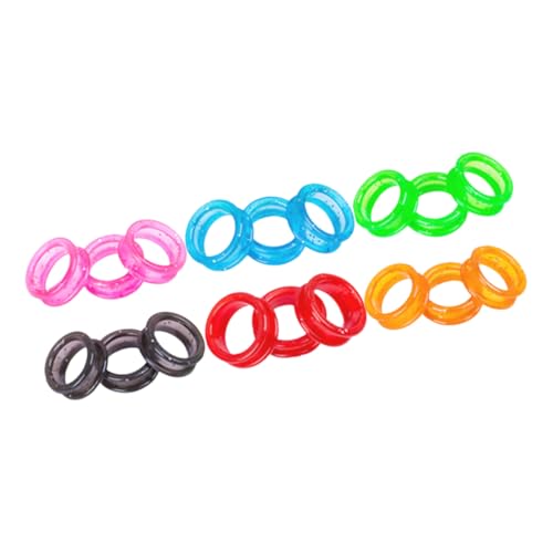 GALPADA 18 Stück Teiliges Finger Ringe für Scheren Bequeme Schutzringe für Haarschneidescheren Geeignet für Zuhause und Friseursalons mit Verschiedenen Farben Schwarz Rot Grün Blau GALPADA 18 Stück Teiliges Finger Ringe für Scheren Bequeme Schutzringe für Haarschneidescheren Geeignet für Zuhause und Friseursalons mit Verschiedenen Farben Schwarz Rot Grün Blau von GALPADA