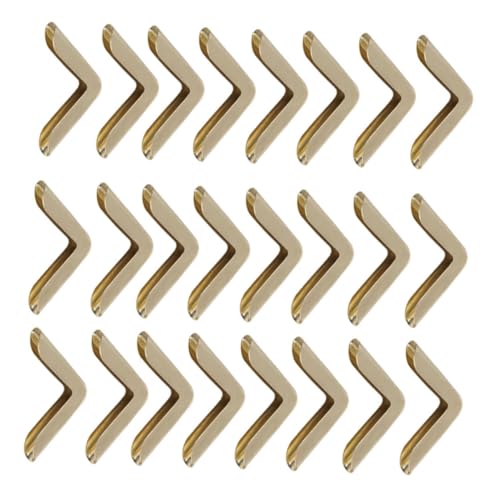 GALPADA 180 Stück Vintage Metall Eckschutz Goldfarbig Robuster Buch Fotoalbum Schutz Retro Buchschutzecken für Scrapbooking Journale und Aktenordner GALPADA 180 Stück Vintage Metall Eckschutz Goldfarbig Robuster Buch Fotoalbum Schutz Retro Buchschutzecken für Scrapbooking Journale und Aktenordner von GALPADA
